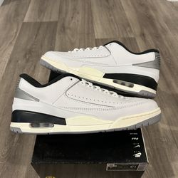 Jordan 2/3 Size 13 Silver black New In Box 