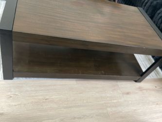 Wooden coffee table