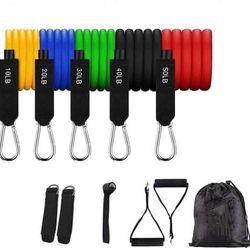 Resistance Bands Set 11 Pcs, Exercise Bands