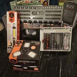 4 New Tool, Lighting & More Package