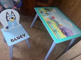 Bluey Kids Table and Chair Set