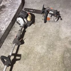 For parts or repair Stihl and echo chainsaw and walker $80 for both