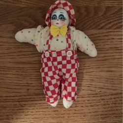 Vintage Porcelain Clown 