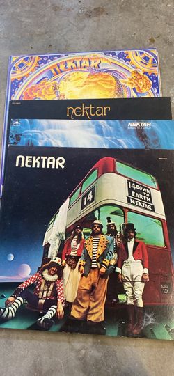 Nektar vinyl records Lot of 4
