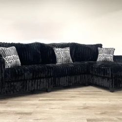 SUNDAY BLACK OVERSIZE SECTIONAL🔥🔥🔥