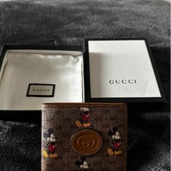 Gucci X Disney Collab Wallet 