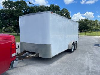 7x16 Enclosed Trailer W/ Ramp Door