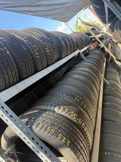 19” tires semi new 235/55/19 with free installation $65 each