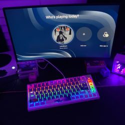 Monitor +keyboard And Mousepad  