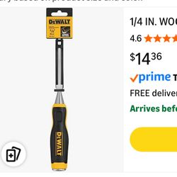 DeWalt 1/4” Chisel