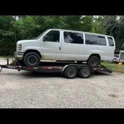 2016 Rice Car Trailer / Hauler with Title and removable wood sides