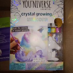 Crystal Growing Unicorn 