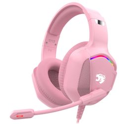 Red Dragon RGB Pink Gaming Headset with Microphone