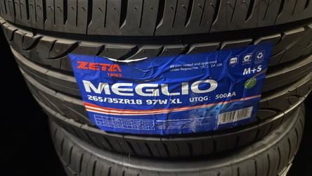 Zeta Meglio 265/35ZR18 97W XL Tire $120 each tire