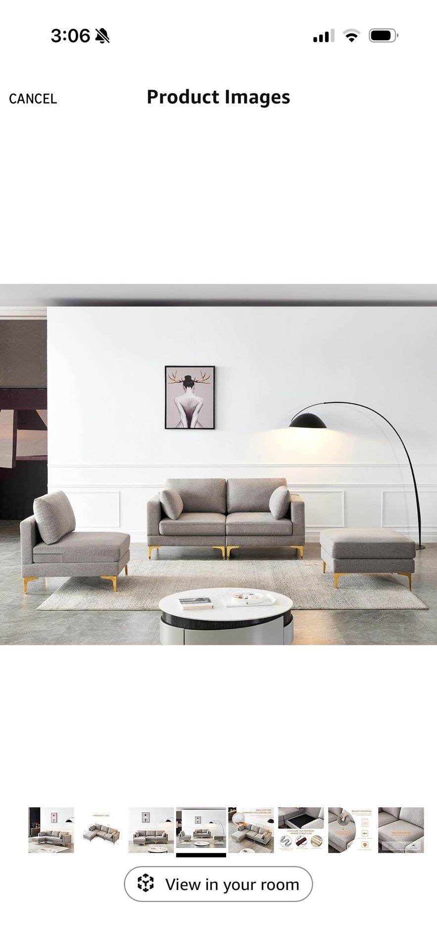 Grey Sofa