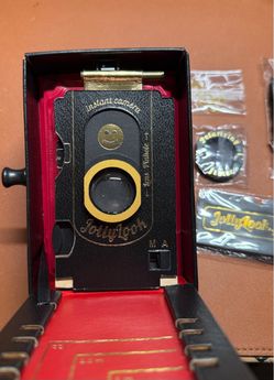 Jollylook Mini Instant Camera – First Kickstarter Batch – Unused w/ Original Box & Manuals