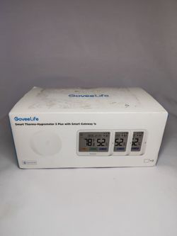 3 Pack GoveeLife *SEE DETAILS Smart Thermo-Hygrometer 3 Plus w/ Smart Gateway 1s