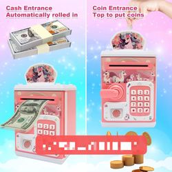 Kids Safe Piggy Bank Kids Money Safe Toys 