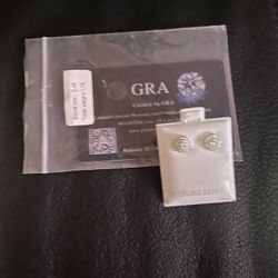 .45ct Moissanite Studs