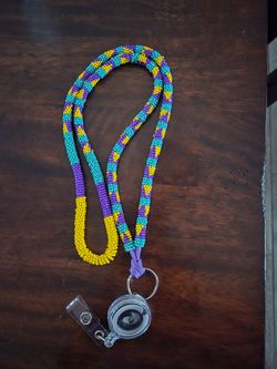 Native American Hand beaded lanyards