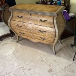 All Wood Decorative Large Dresser