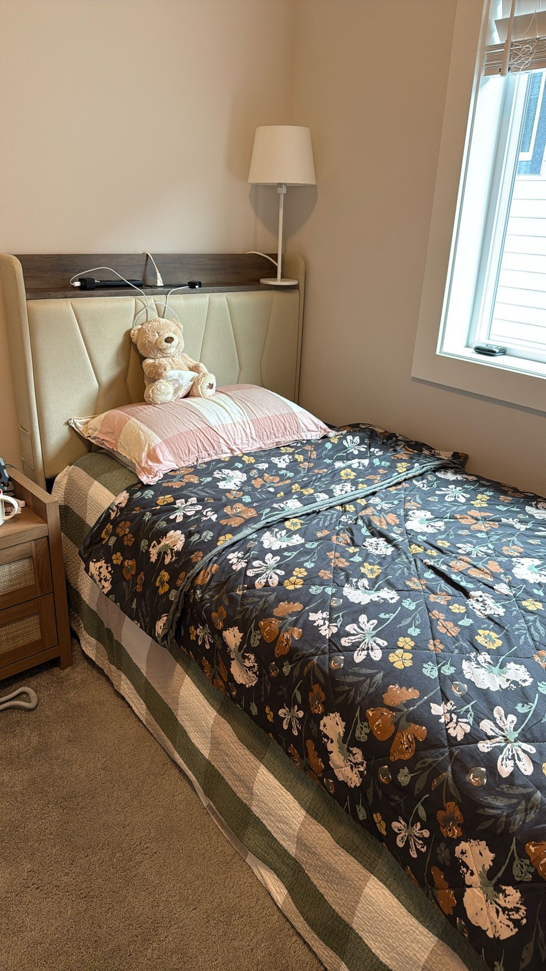 Almost New Twin Bed with Mattress