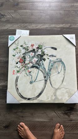 Hand Embellished Canvas - wall hanging