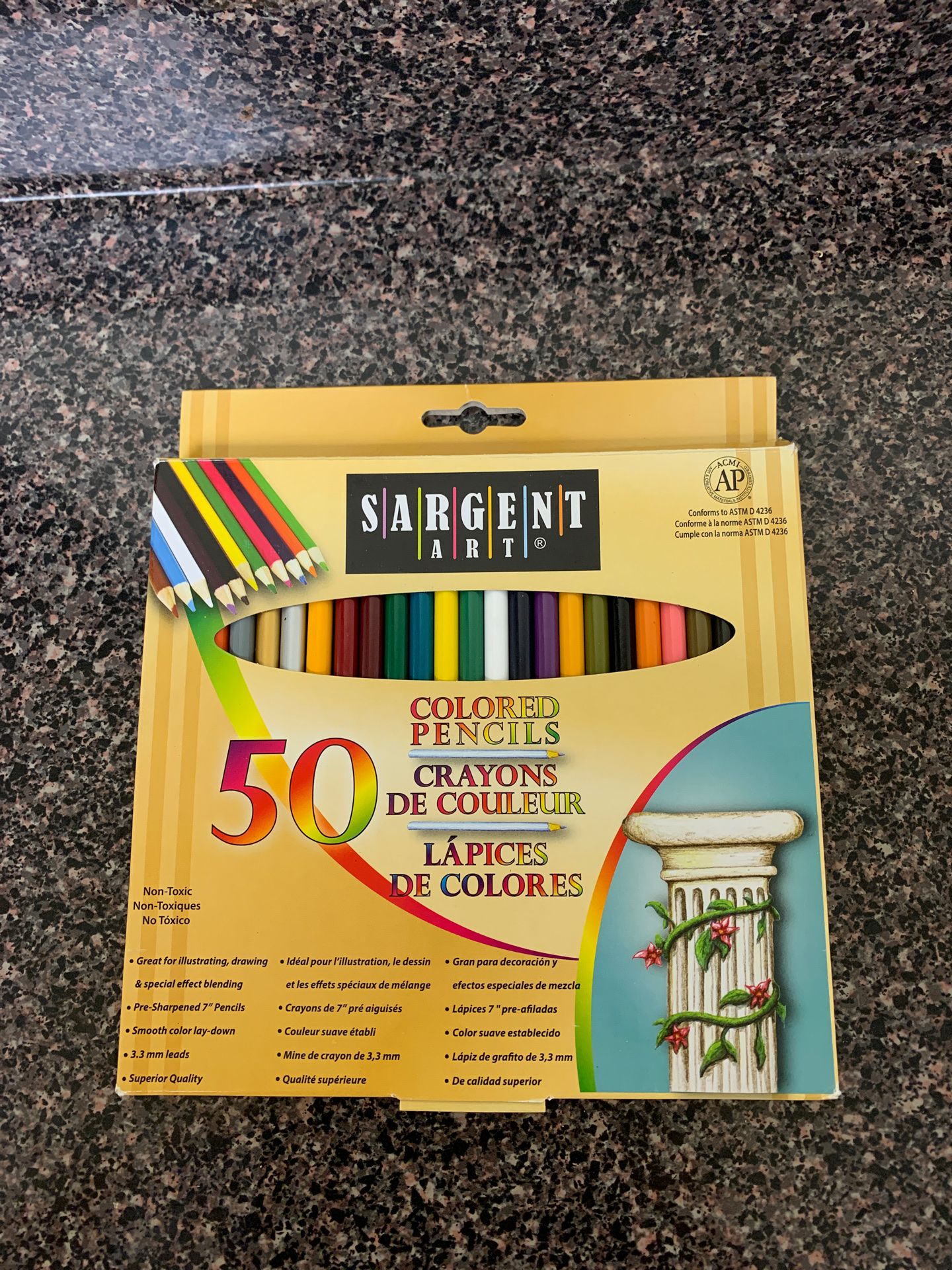 New 50 colored pencils