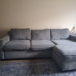 Gray Couches I Bought Him At Bob's Furniture Store A Year Ago Real Good Couch