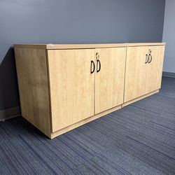 Wooden Storage Credenza with Cabinet Doors