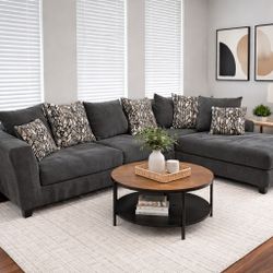 FREE DELIVERY Gray Sectional Couch 🛋️