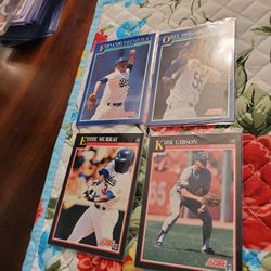 Los Angeles Dodgers Score Baseball Cards Team Set 