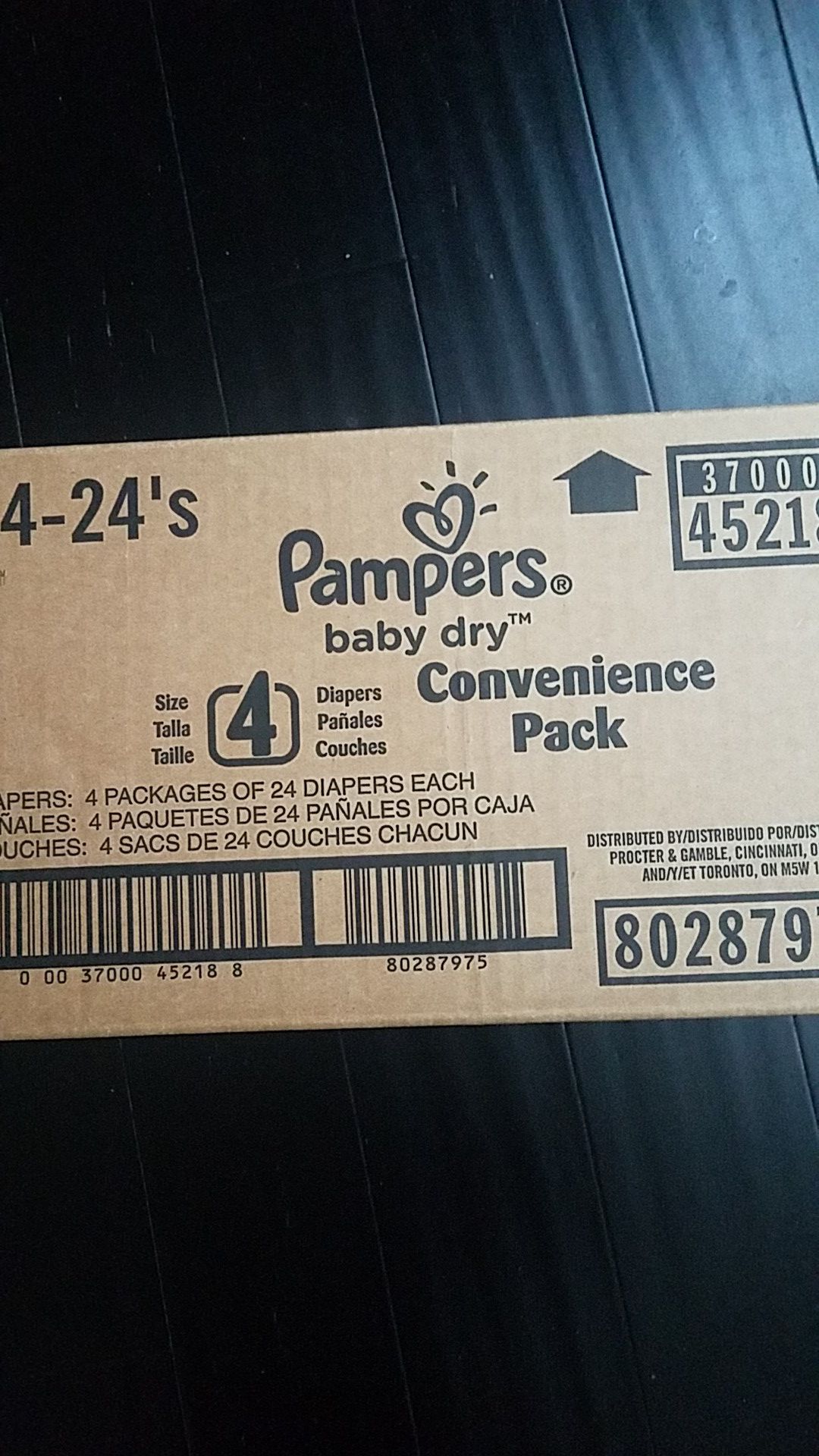 Size 4 pampers brand pampers