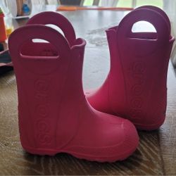 Childrens Croc Rain Boots