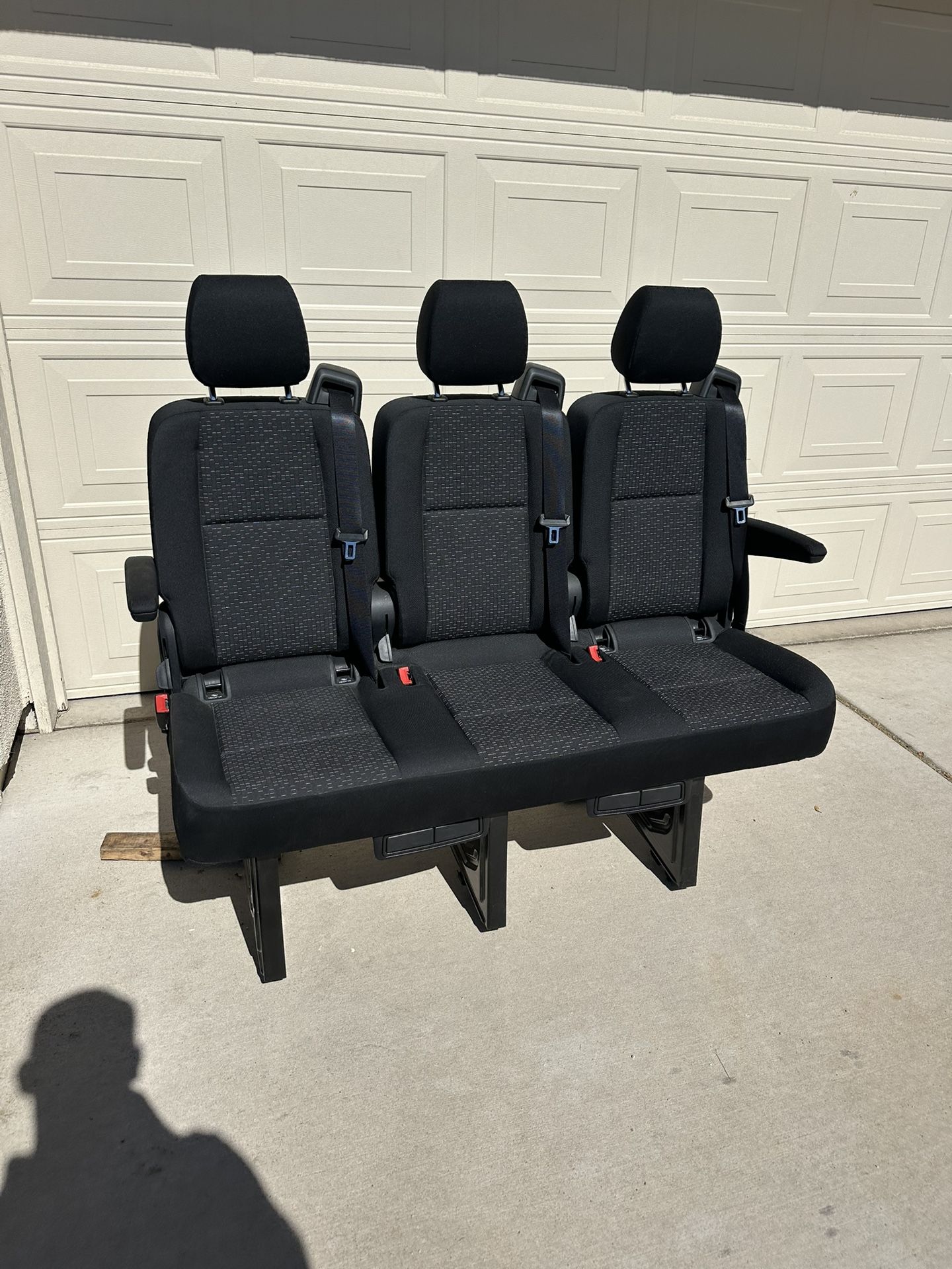 2025 Mercedes Benz Sprinter OEM 3 Seater RECLINER Bench Seat Seats