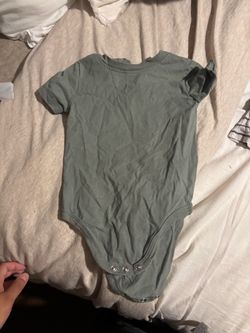 Green Baby Onesie Short Sleeve Bodysuit