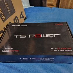 Tspower Encore Series 4 Channel Amplifier 