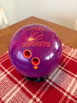 Ebonite Purple Real Time Bowling Ball