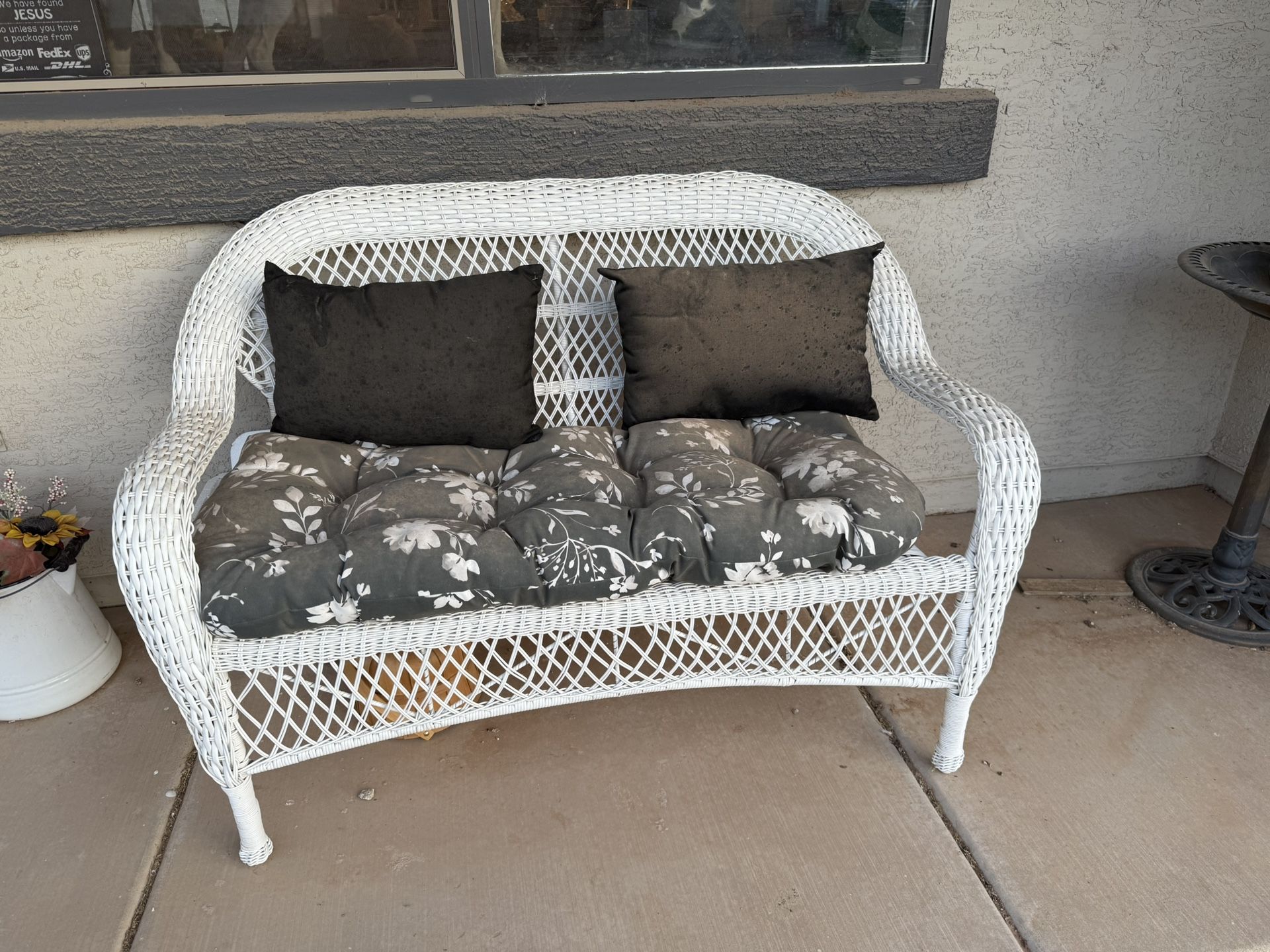 Wicker Couch