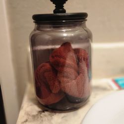 Glass Towel Jar
