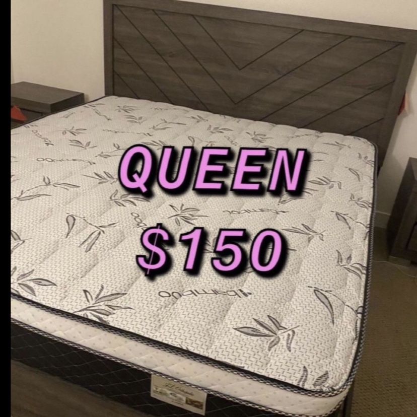 new orthopedic Pillow top mattresses Colchones nuevos ortopédicos pillow top   Queen size  $150 - $210 With Box Spring   Full size  $140 - $200 With B