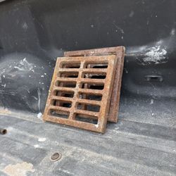 12x12 Iron Drains $25 Each 