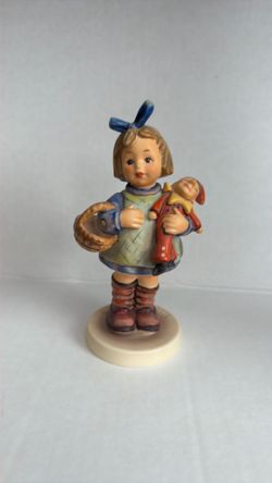 Goebel Hummel figurine titled "What Now?