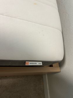 IKEA HAUGSVÄR Queen Mattress – Firm Spring Mattress $50