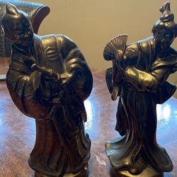 2 Bronze Statues