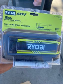 Ryobi 40V 2Ah Lithium Battery