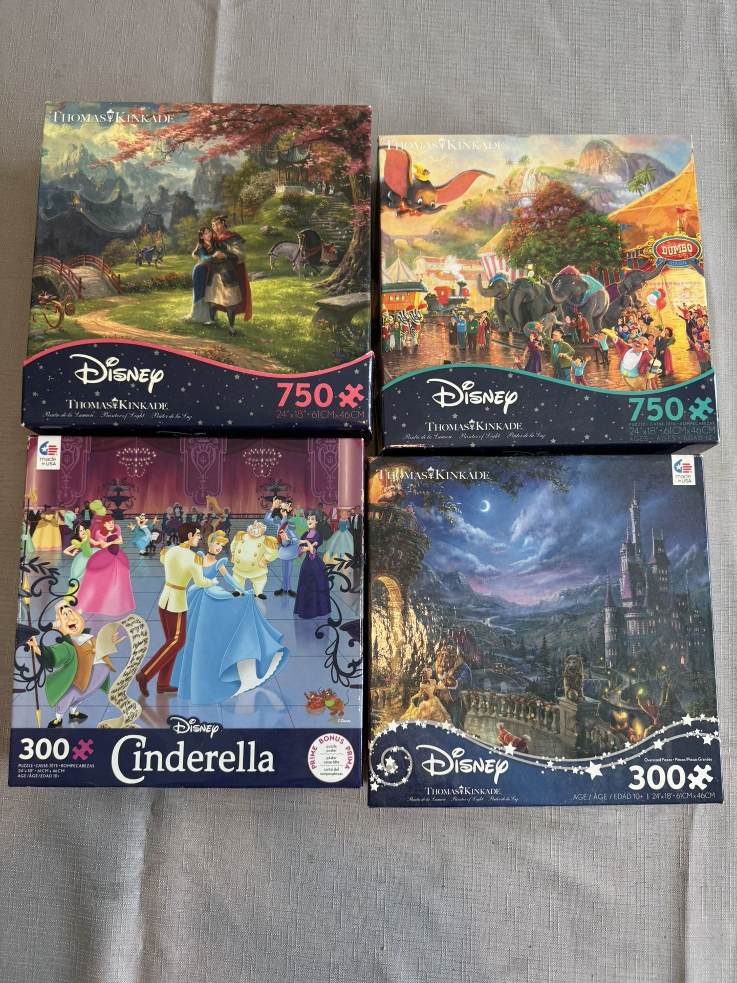 4 Disney Puzzles