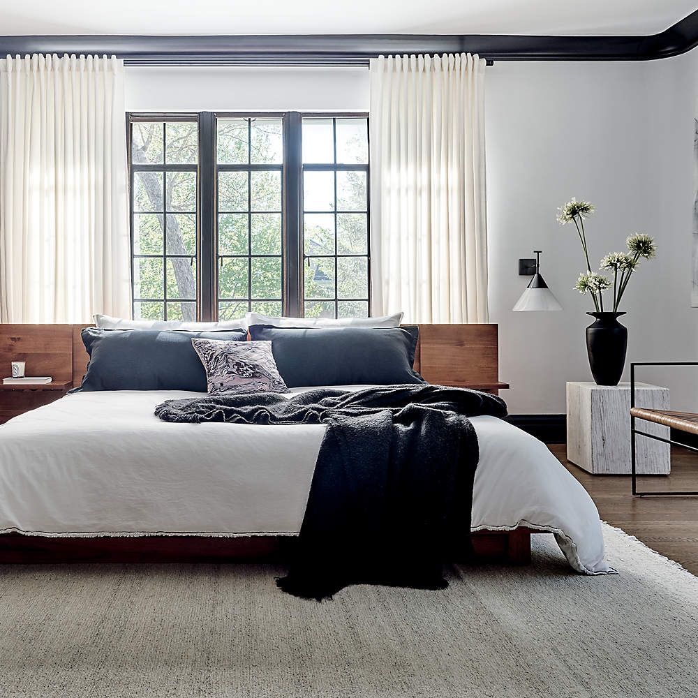 cb2 ANDES ACACIA WOOD KING (fits california king)