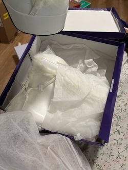 Furr boots white off white