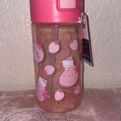 Hello Kitty, Kids Leak Proof Cup Strawberries New 